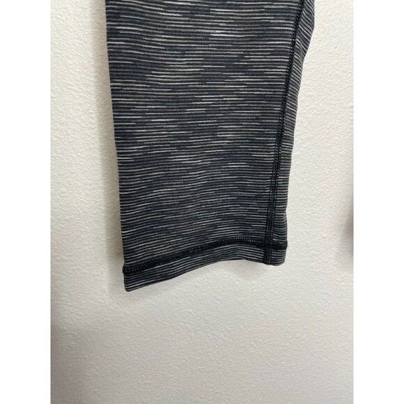 Lucy Small Powermax Hatha Capri Leggings Black Spacedye Low Rise Stretch - Picture 4 of 7